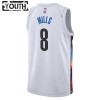 Brooklyn Nets Patty Mills 8 Nike 2022-23 City Edition Valkoinen Lasten Pelipaidat Swingman